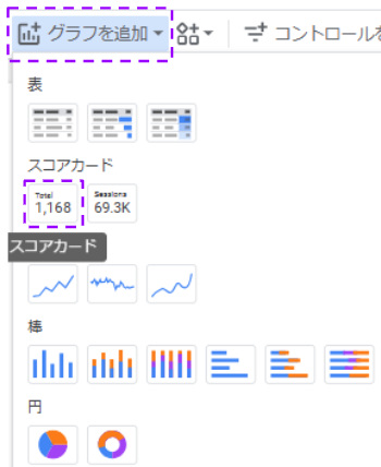 グラフの挿入方法